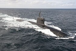 A Triomphant-class submarine.