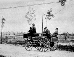 World's first trolleybus, Berlin 1882
