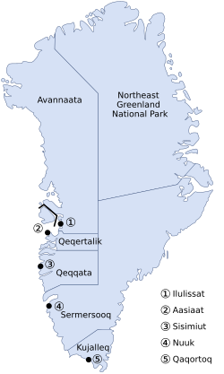 Municipalities of Greenland