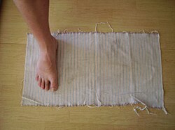 Footwraps used by the Finnish Army until the 1990s