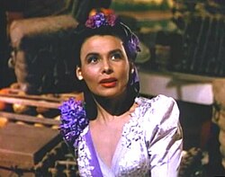 Horne as Julie LaVerne in a mini-production of Show Boat in Till the Clouds Roll By (1946), singing "Can't Help Lovin' Dat Man"