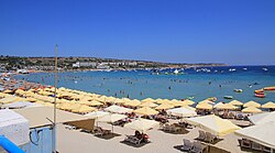 Mellieħa Bay beach