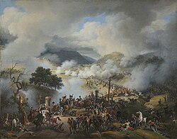 La bataille de Somosierra by Louis-François, Baron Lejeune (oil on canvas, 1810)