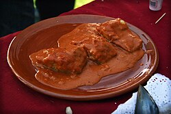 Biscayan-style cod