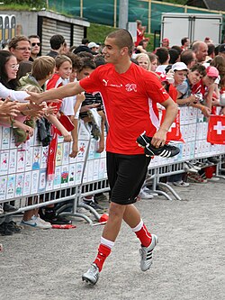 Eren Derdiyok, a Kurdish footballer, striker for the Swiss national football team