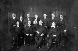 Presidium of the Zentrum, 1920, amongst others Aloys Löwenstein-Wertheim; Constantin Fehrenbach; Helene Drießen; Felix Porsch; Wilhelm Elfes; Sebastian Bauer;Lorenz Blank