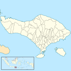 Map of districts (kecamatan) of Bali