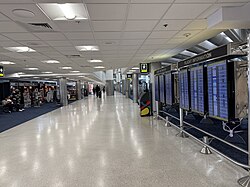 Concourse E of the airport.