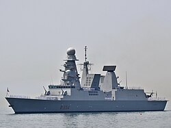 Destroyer Caio Duilio of the Italian Navy
