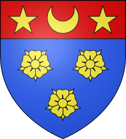 The escutcheon of the arms of the Baron of Longueuil