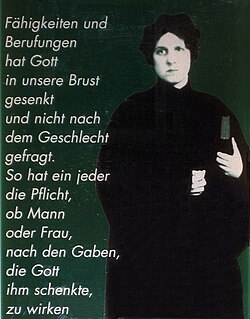 Regina Jonas, the world's first female rabbi, ordained in 1935, killed in the Holocaust in 1944.[59]