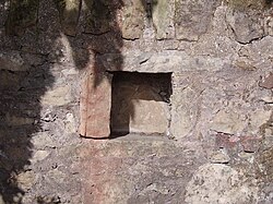 17th century charter bole at Provost Wynd, Cupar, Fife, Scotland