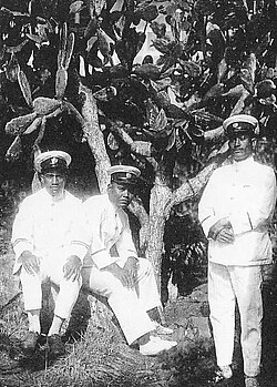 Native Micronesian constables of Truk Island, circa 1930