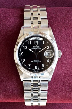 Tudor Date-Day, part of the Tudor Glamour series under the Classic line