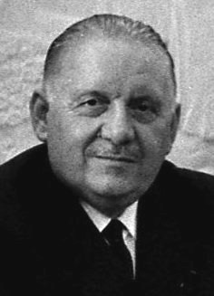 Alain Poher, acting president of France in 1969 and 1974