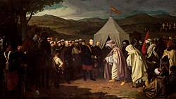 The Treaty of Wad Ras after the Hispano-Moroccan War (1859–1860) bankrupted Morocco's national treasury, forcing the Makhzen to take on a British loan.[69]