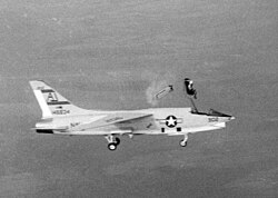 Ejection from a VFP-62 RF-8A in 1963.