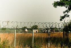 Two Mil Mi-17 helicopters at Juba Airport
