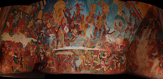 Increasing population and constant warfare among the Maya city-states over resources may have contributed to the eventual collapse of the Maya civilization by 900 CE.
