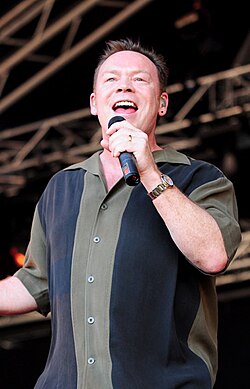 UB40's former frontman Ali Campbell performing in 2009