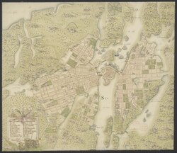 Map of Stockholm (1713)