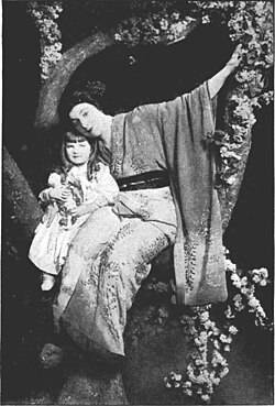 Butterfly and her son 'Trouble' (Dolore) in 1917