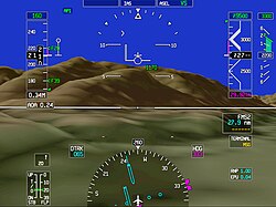 Honeywell's synthetic vision system.