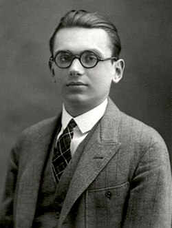 Kurt Gödel as a student in 1925