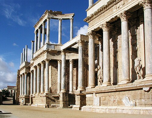 The Roman Theatre of Mérida, Spain