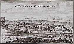 18th-century view of Fortrose ("Channery")