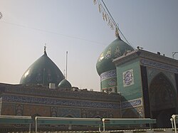 A shrine built at the location of Husayn's camp