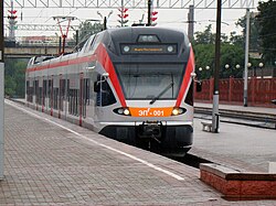Stadler FLIRT train (EPg), Minsk train station