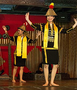 The Sumazau dance performance of Papar Kadazan at the Monsopiad Heritage Village