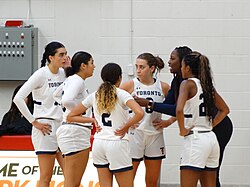 Varsity Blues women's basketball team in 2023