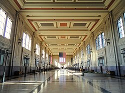 The Grand Plaza or North Waiting Room is beyond the Grand Hall (2011).