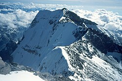 South summit and ridge