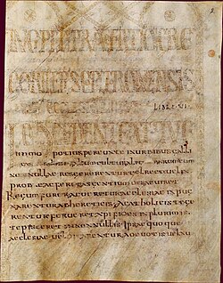 The frontispiece of Gregory's Historia Francorum