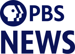 PBS News logo used since June 17, 2024 as a branding name for digital and social media platforms as well as news division name of itself.