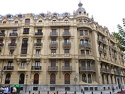 Typical late-19th-century architecture of Bilbao