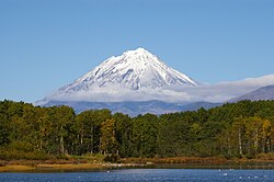 Koryaksky volcano, in Kamchatka