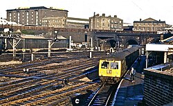 Class 105 at Kings Cross, York Road station on the last day of diesel services to Moorgate