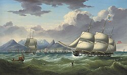 Table Bay, Cape Town, circa 1832