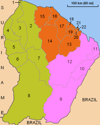 Labeled map