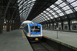 A Mitre Line Trenes Argentinos train in Retiro railway station