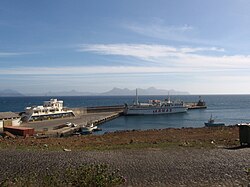 Porto Novo harbour in Santo Antão