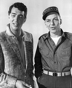 Dean Martin with Sinatra on The Dean Martin Show in 1958