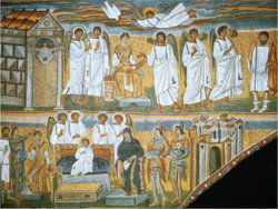 Winged angels in togas, Basilica di Santa Maria Maggiore, Rome (432–440)