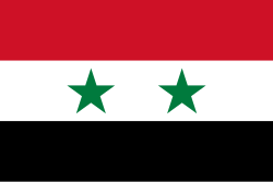Flag of Ba'athist Syria (1980–2024)