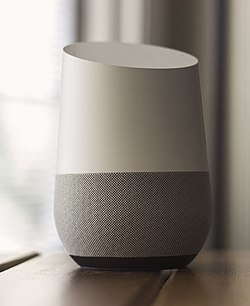 Original Google Home smart speaker, released in 2016