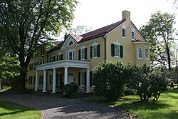 Dodona Manor, the 19th century home and gardens of George Marshall and his wife Katherine